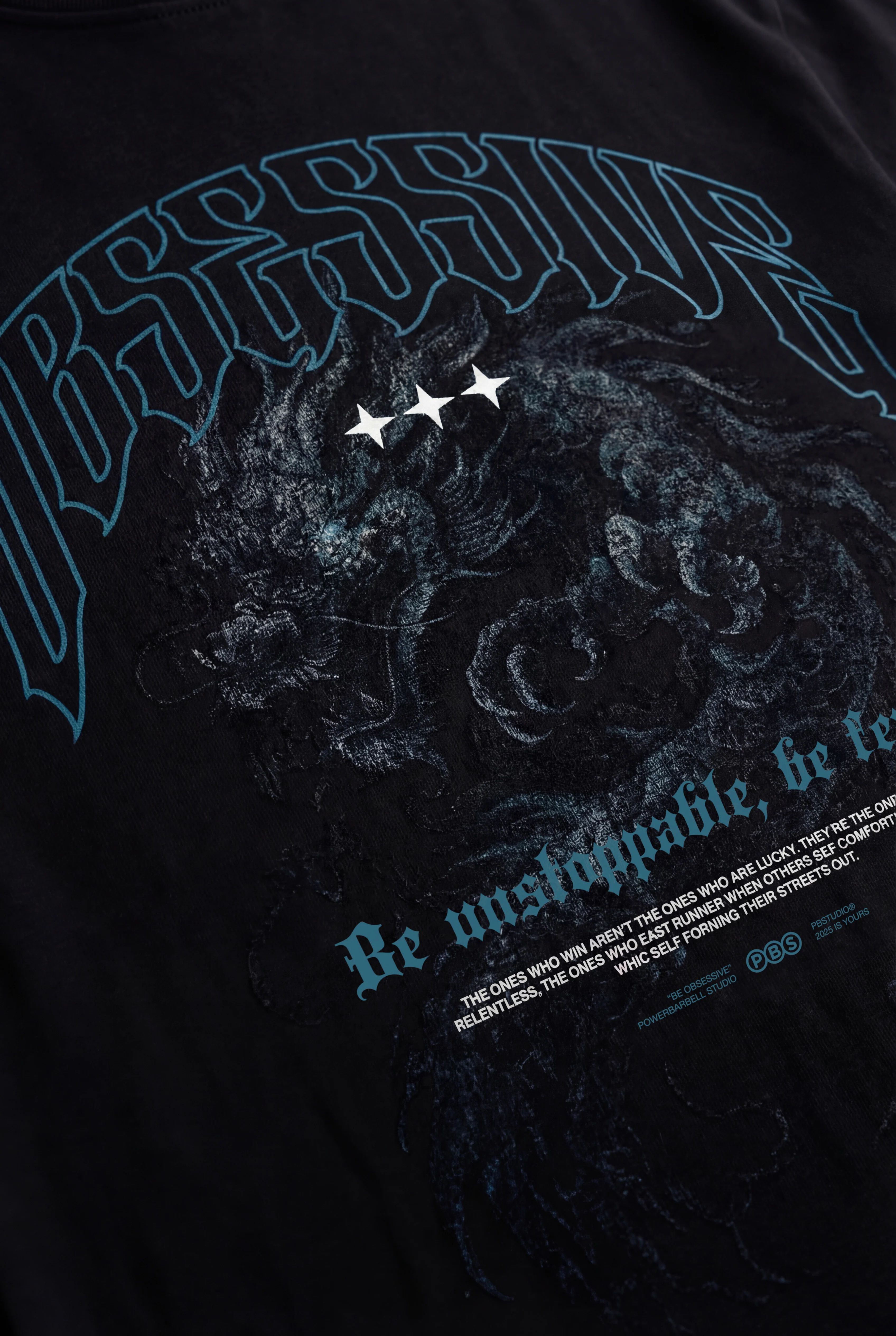 ETERNAL DRAGON OVERSIZED T-SHIRT - NEGRO - Image 3