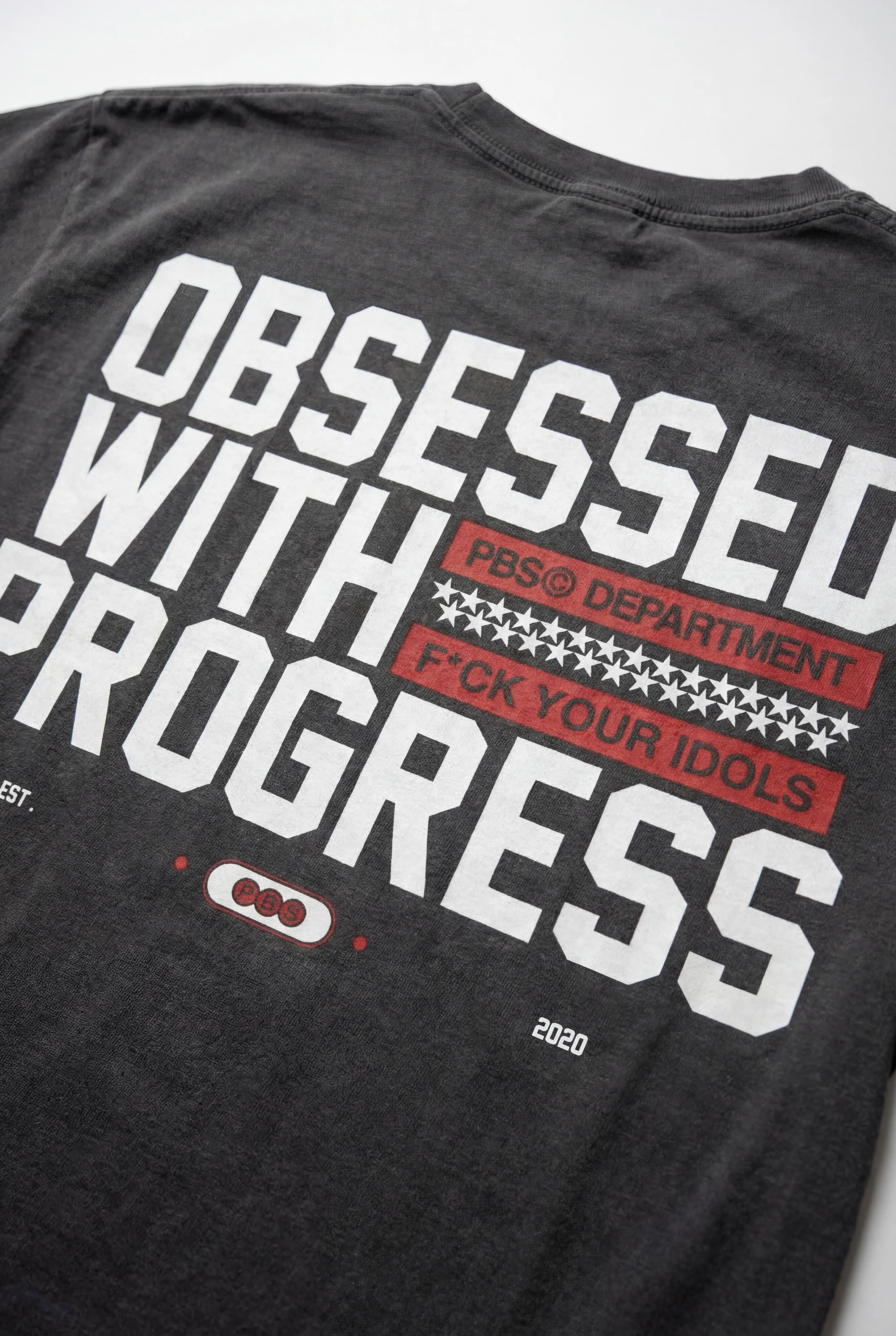 OBSESSED WITH PROGRESS OVERSIZED T-SHIRT - NEGRO - Image 3