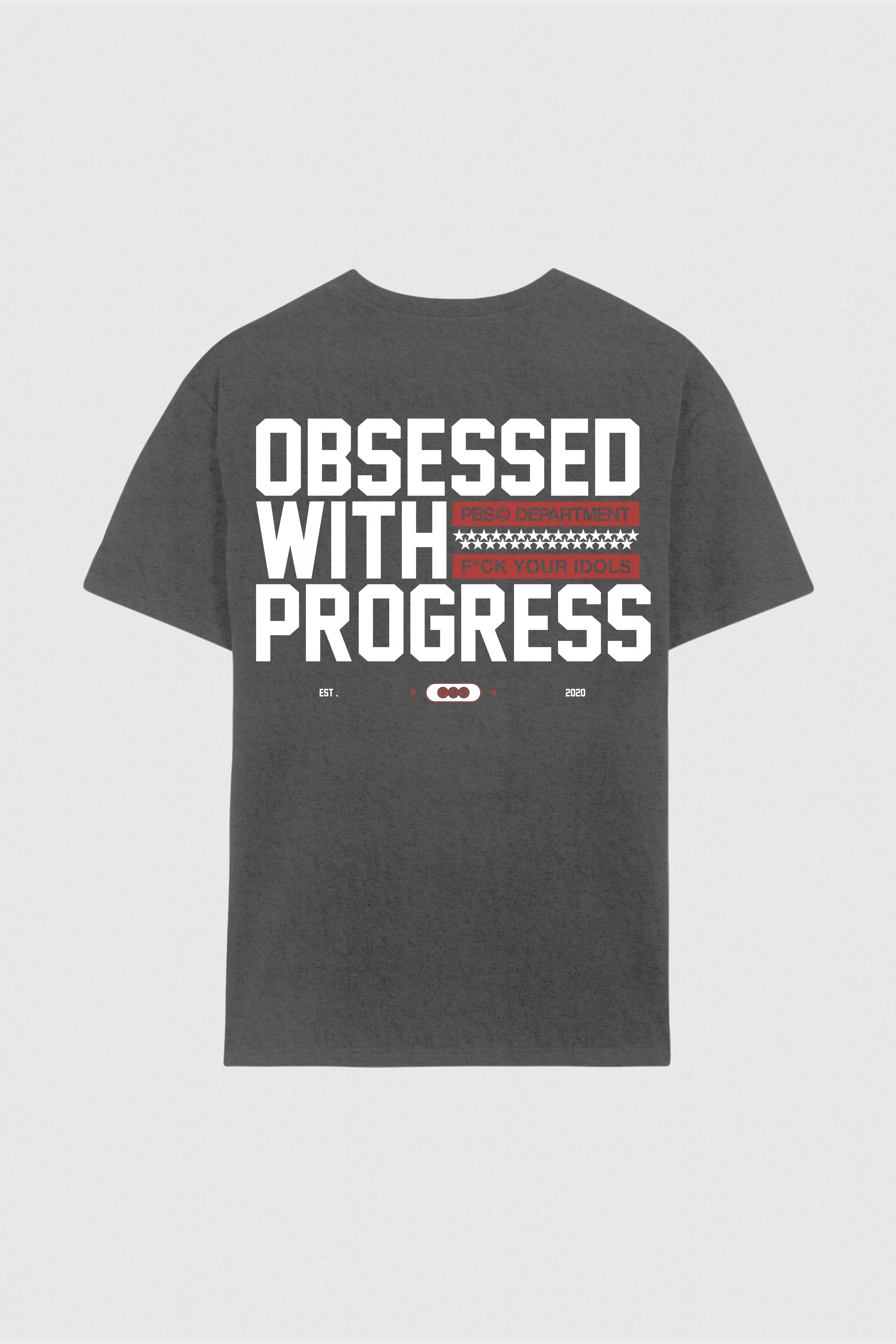 OBSESSED WITH PROGRESS OVERSIZED T-SHIRT - NEGRO - Image 4