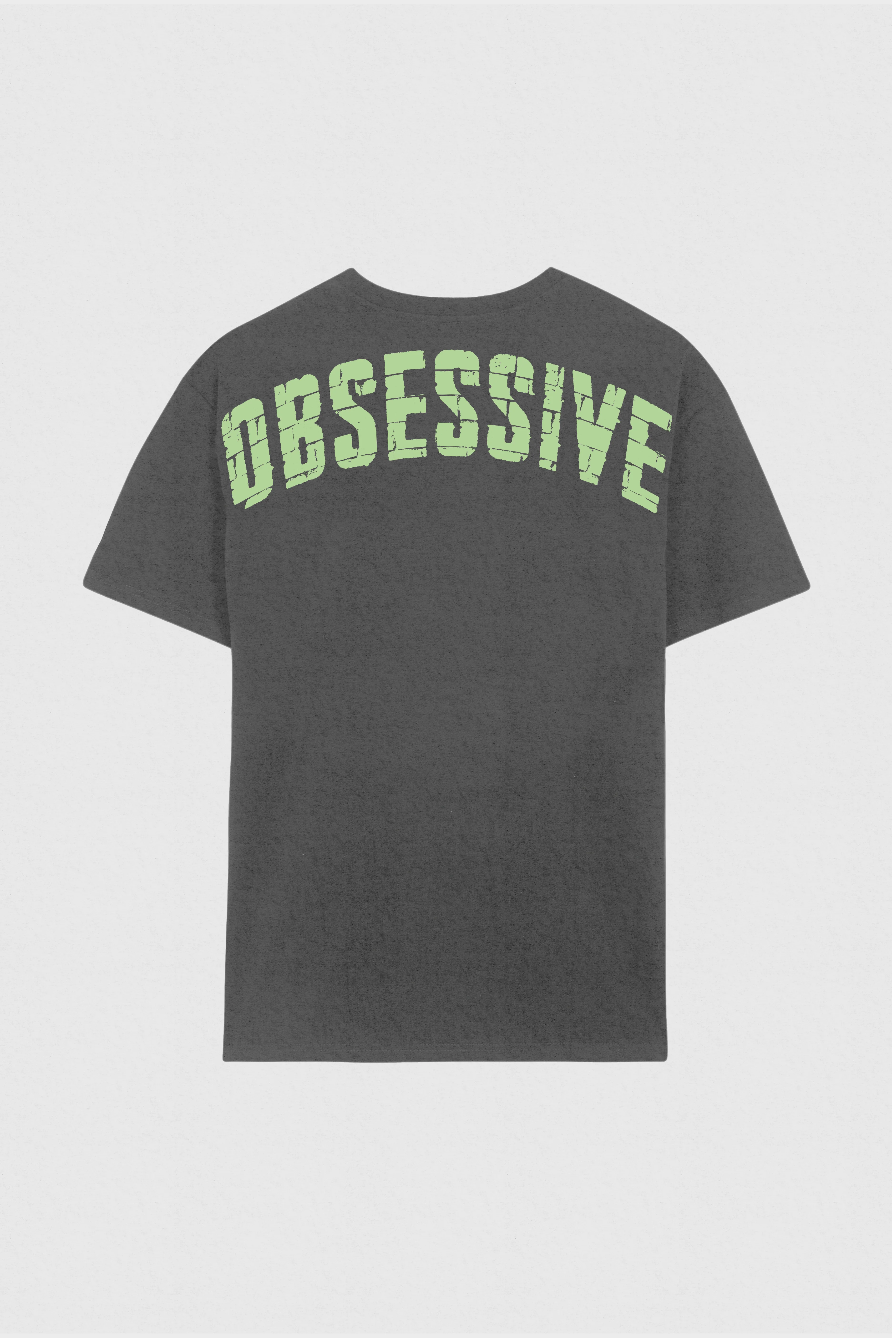 OBSESSIVE 2.0 OVERSIZED T-SHIRT - GRIS Y VERDE - Image 4