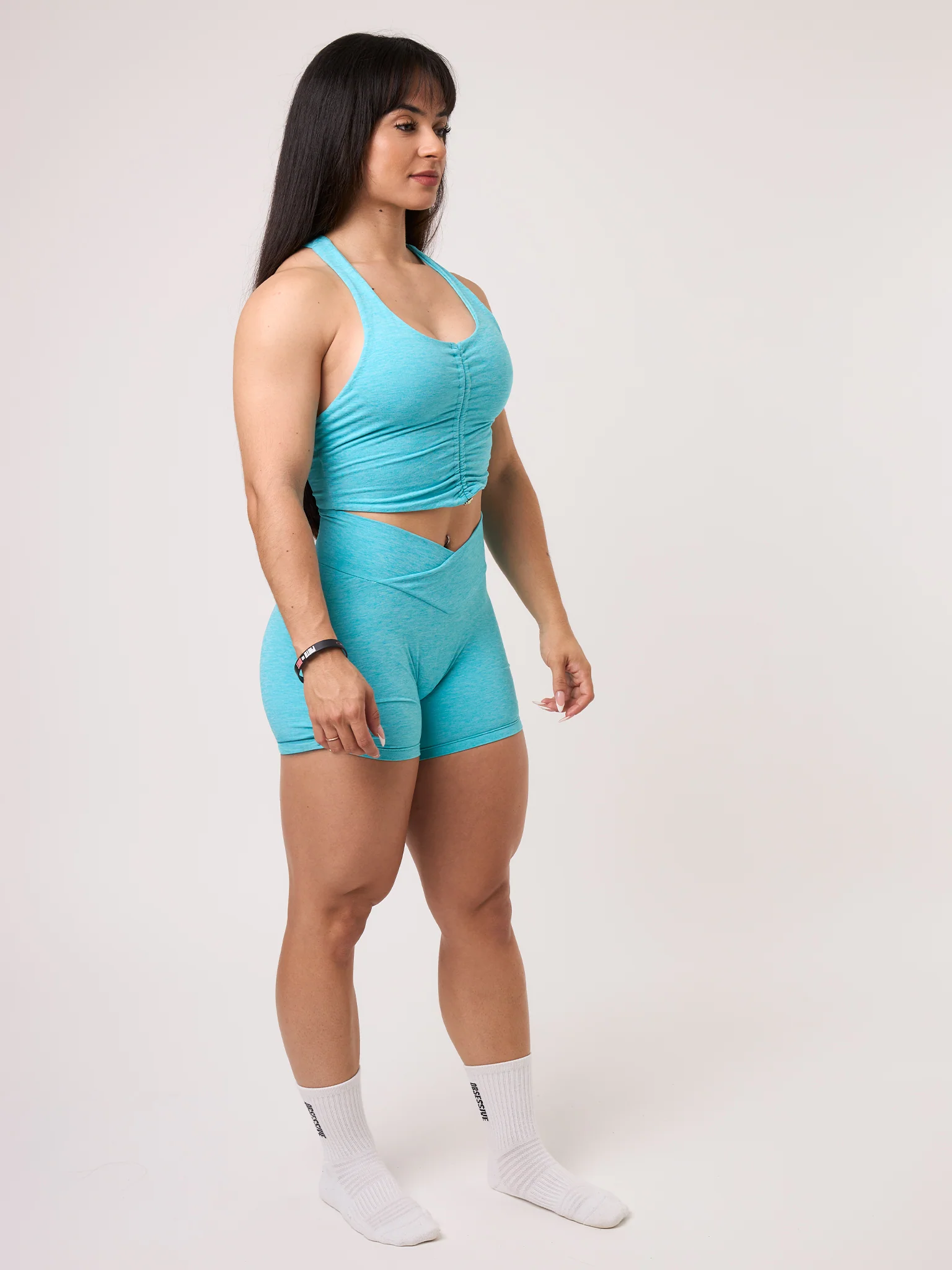 PANTALÓN SHORT ENTRENAMIENTO - AZUL - Image 4